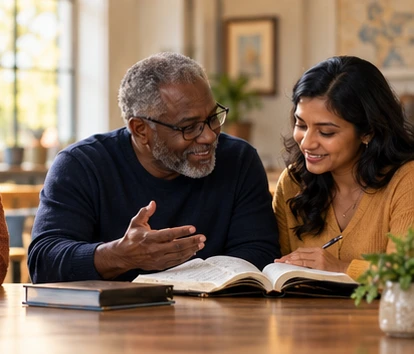Adults continuing their biblical education
